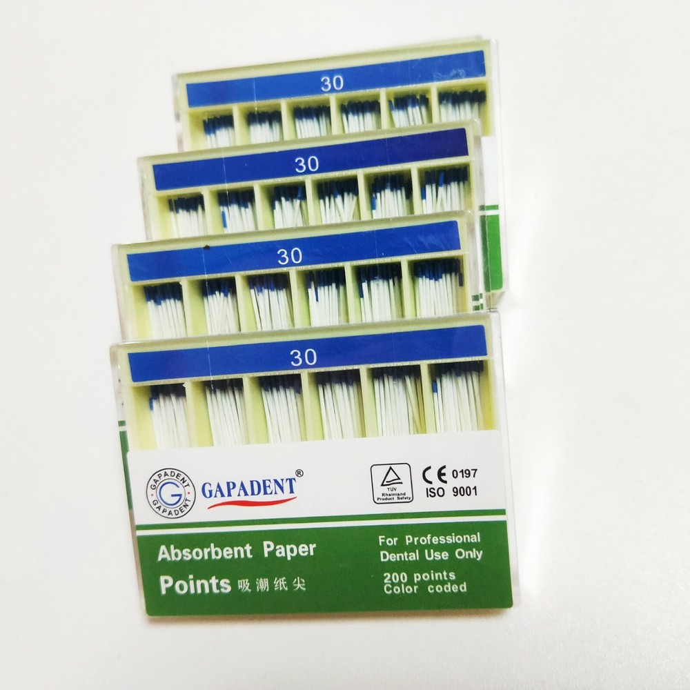 5Packs 30# Absorbent Paper Points Root Canal 200pcs/Pack