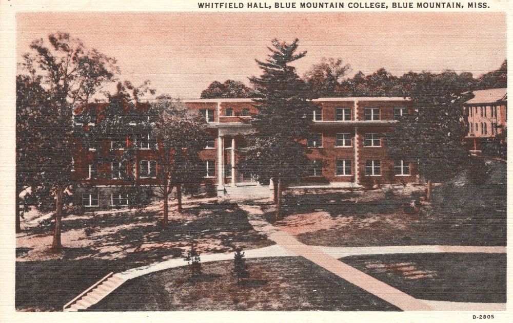 WHITFIELD HALL, BLUE MOUNTAIN, MS  -  PC7406