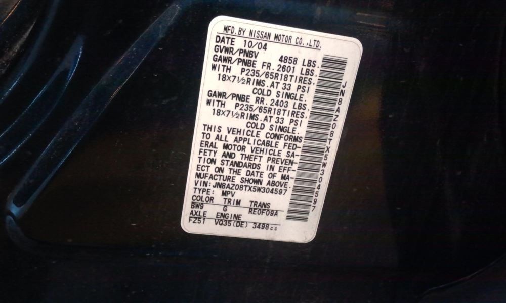 Steering Column Floor Shift SE Fits 05 MURANO 289531