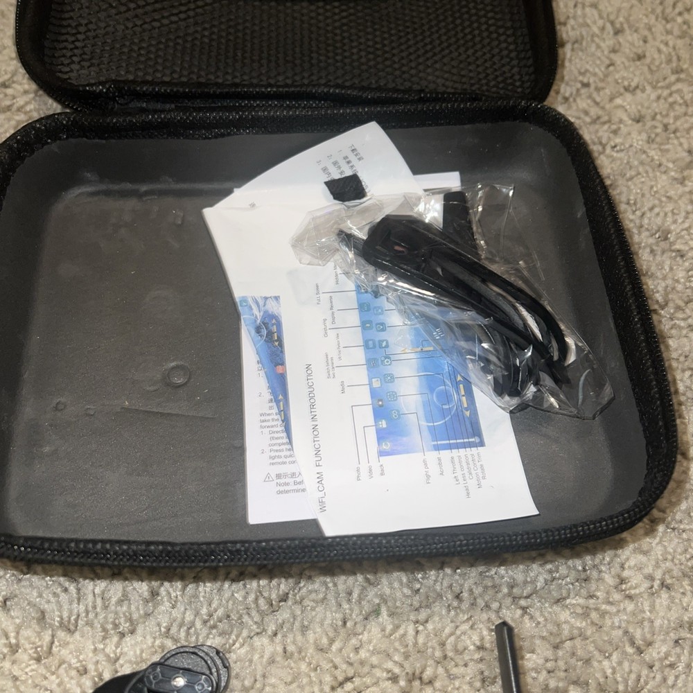 New Journeyman Mini Drone with Camera–Foldable Quadcopter with Case No Box