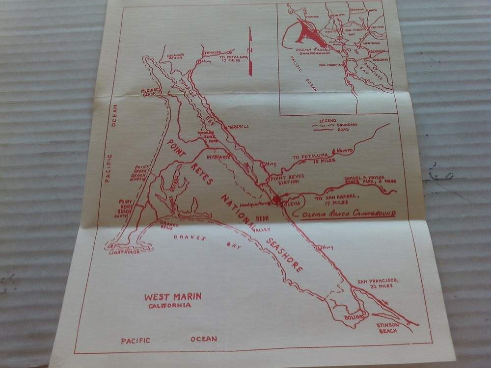 1972 OLEMA RANCH CAMPGROUNDS BROCHURE