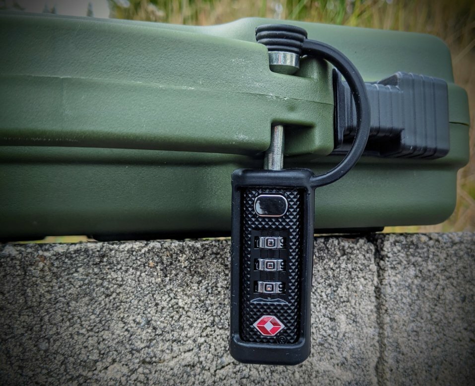 TSA Secure Rifle & Pistol Gun Case Luggage Lock -MonoShaft™️ Pelican/SKB/Plano