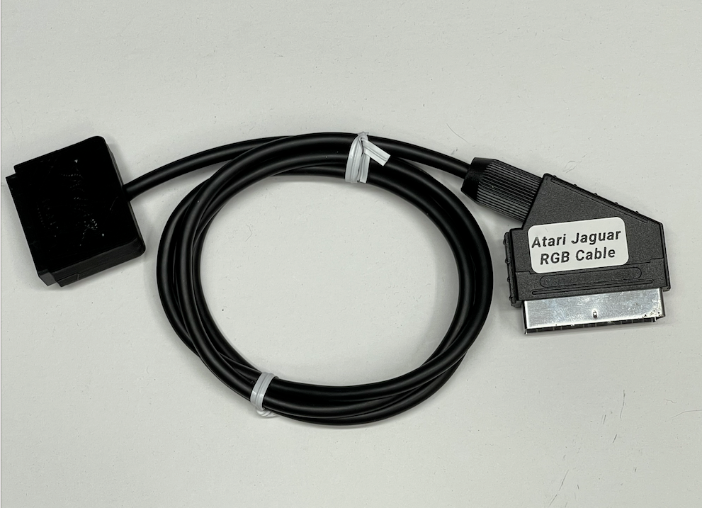 Atari Jaguar RGB Stereo Shielded SCART cable Free SHIP !
