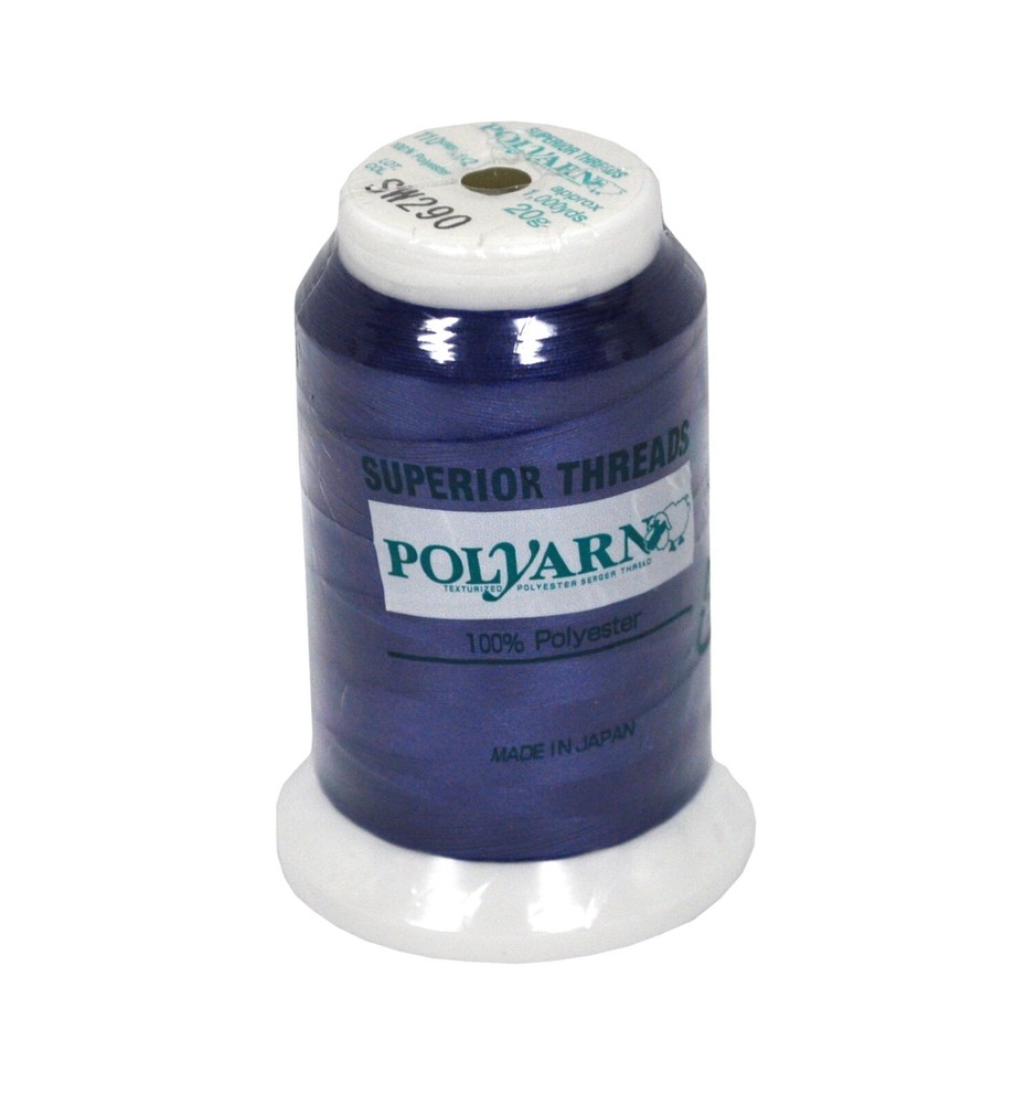 Superior Threads Polyyarn Blue Textured Polyester Serger Thread