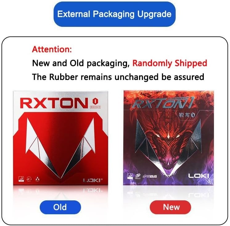 Professional RXTON 1 Table Tennis Rubber Sheet, Superior Spin & Quick Attack