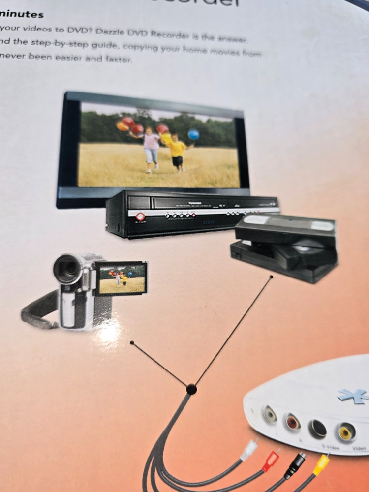 Pinnacle Dazzle DVD Recorder Video Capture Device Editing Pinnacle Software New