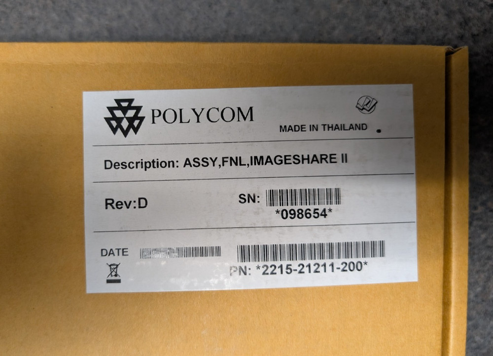 Polycom Imageshare II P/N: 2215-21211-200