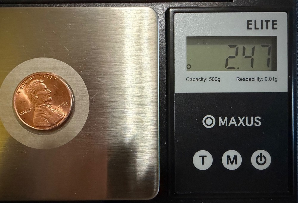 1983 lincoln penny no mint mark!