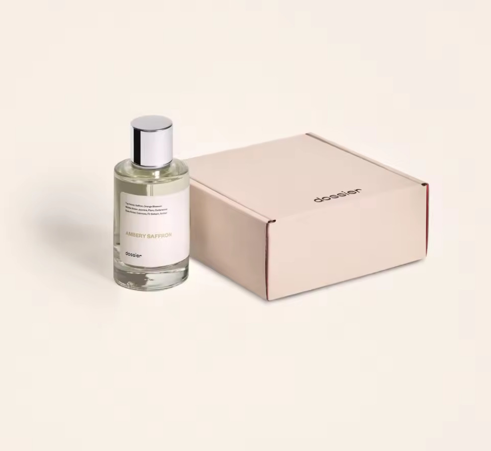 Dossier Ambery Saffron EDP 50ml Unisex – Long-Lasting Eau de Parfum NEW