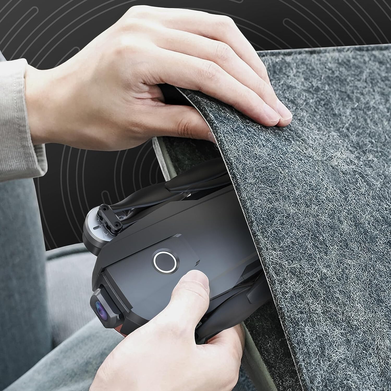 Holy Stone 720E Foldable RC Drone with 4K EIS UHD 130 FOV Camera Brushless 5GHz