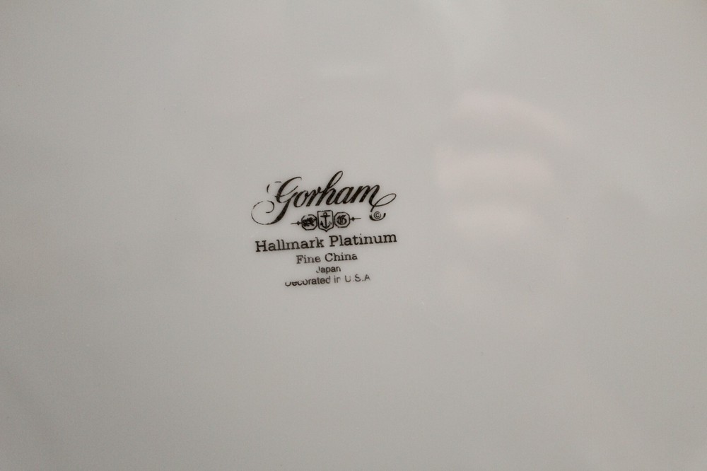 Gorham Hallmark Platinum 5 Piece Place Setting