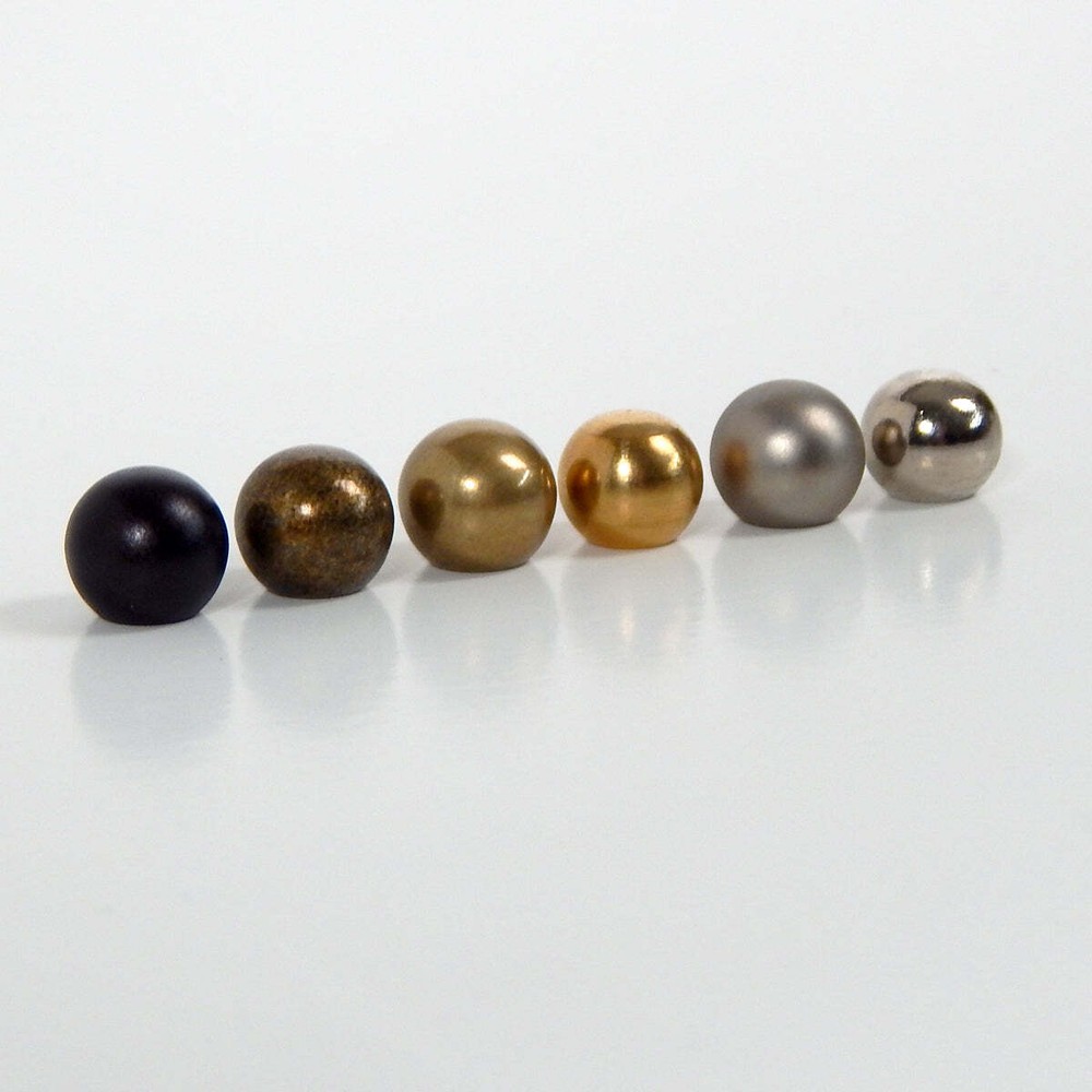 Pair of Solid Brass Round 8/32 Thumbnuts for Lighting Repair