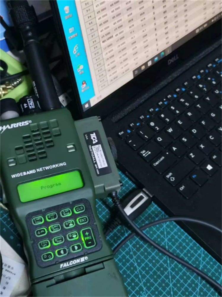 US NOW! 1PC TCA/PRC-152A Programming Cable Write Frequency Line Black Data Cable