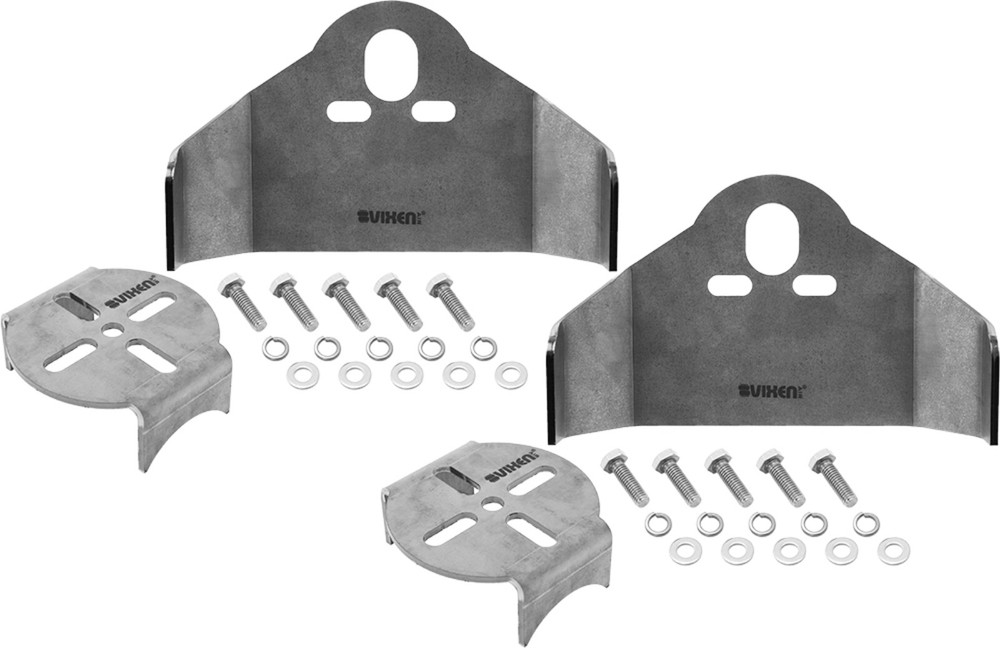 WELD ON REAR AXLE LOWER/UPPER AIR SPRING MOUNTING BRACKETS KIT VXB4325/BB