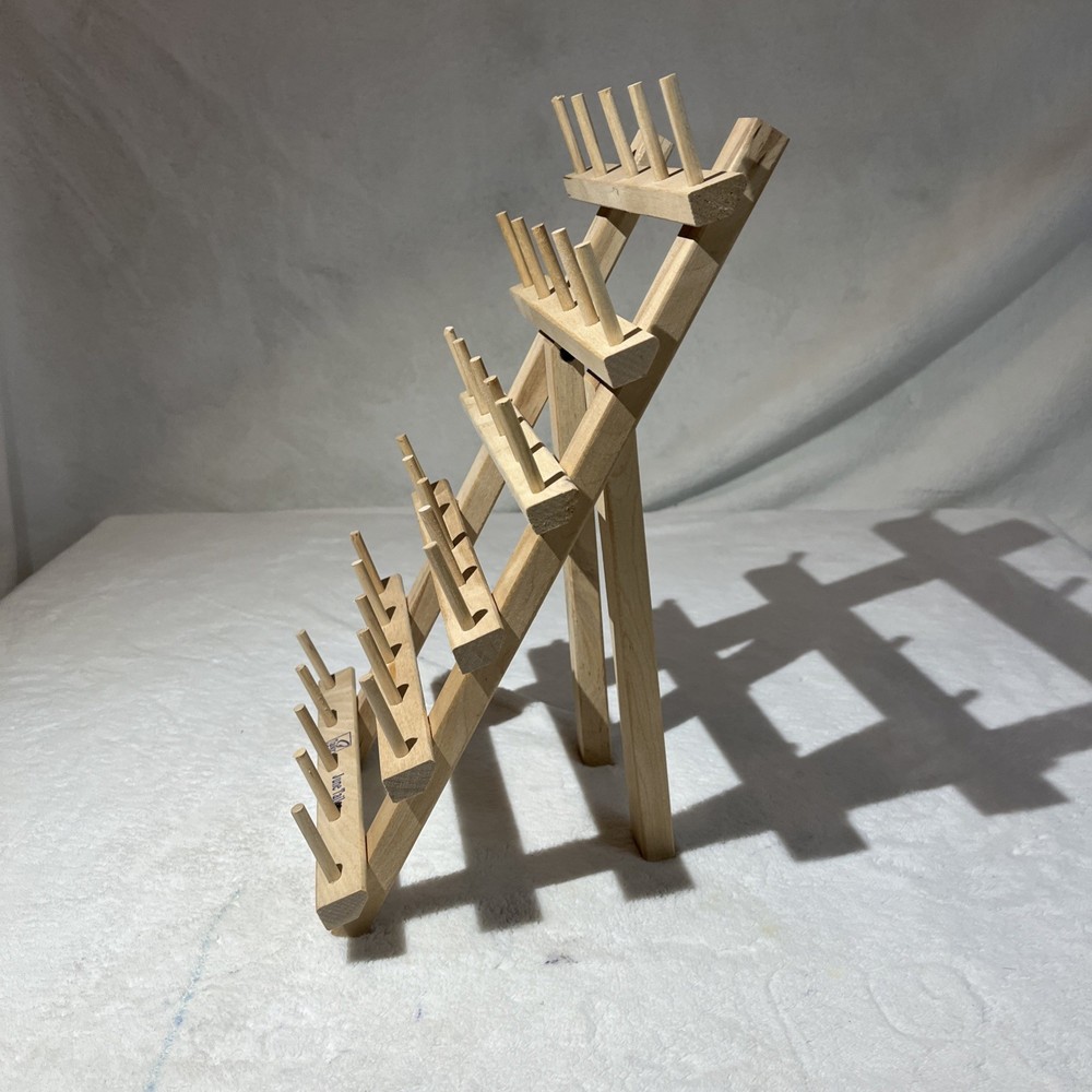 June Tailor 30 Thread Spool Holder Organizer Rack Freestanding Folding Compact