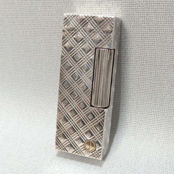 Dunhill Rollagas lighter Silver with box