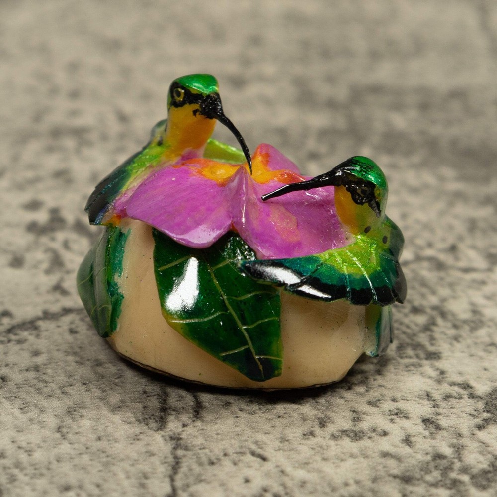 Hummingbird Tagua Carving