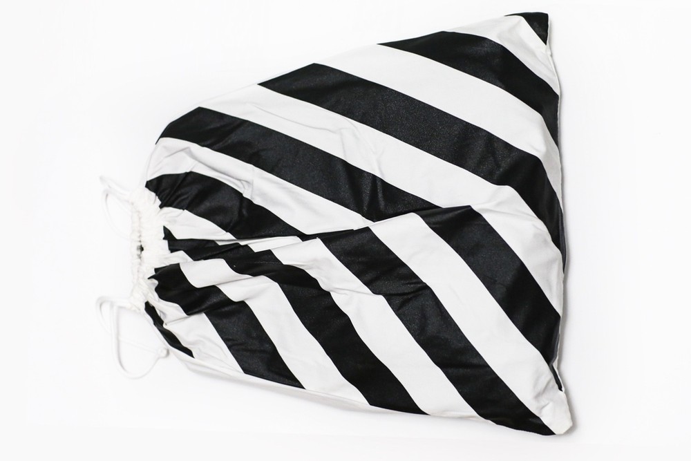 Off White Quote Black Backpack