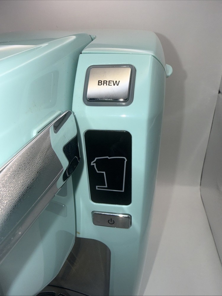 Keurig Coffee Maker Model K10 Aqua Color Single Cup TESTED