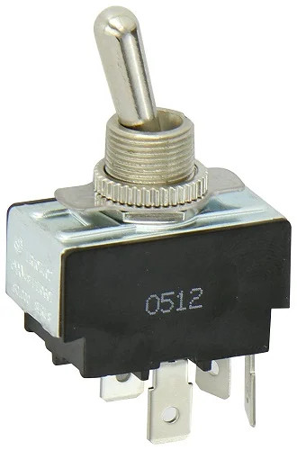 NSi 78080TQ TOGGLE SWITCH BAT ON/OFF DPST .250 QUICKCONNECT - 1EA