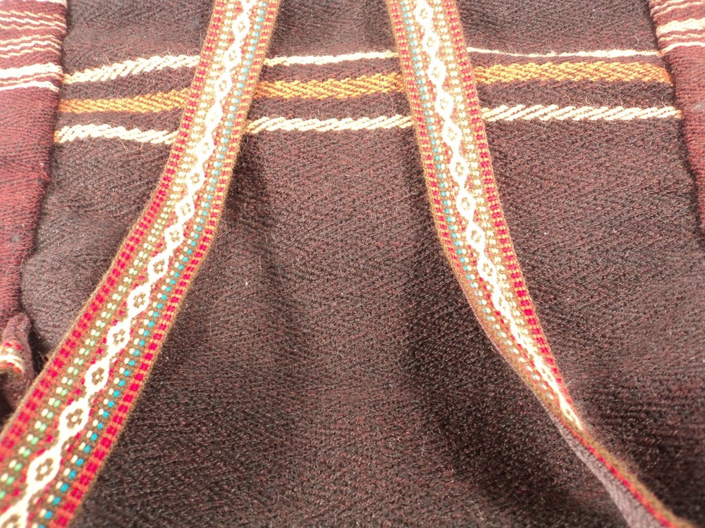 Traditional Peruvian Hand Woven Tribal Backpack