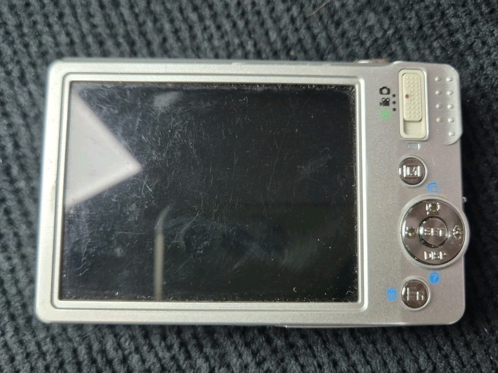 Alba SL1231 12.0MP Compact Digital Camera Silver - Untested No Charger
