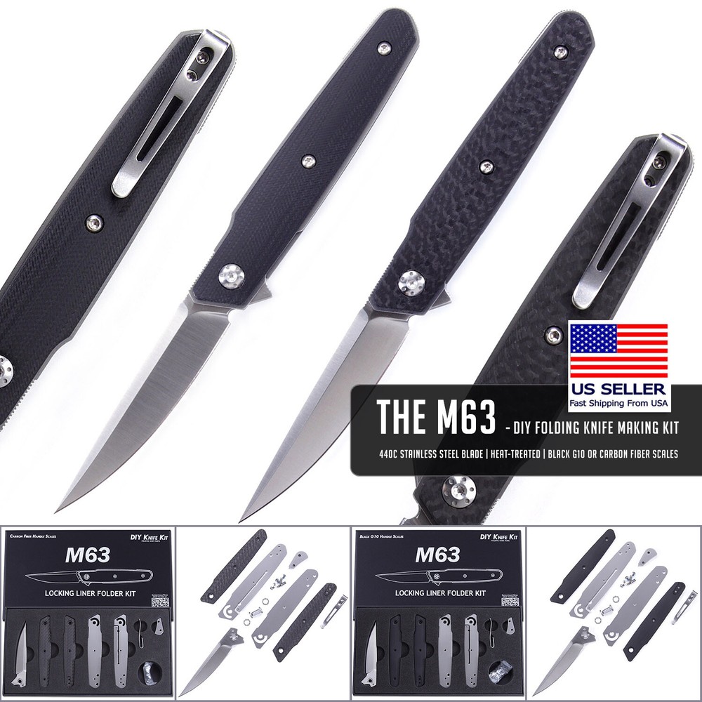 M63 - DIY Folding Knife Making Kit - USA Design