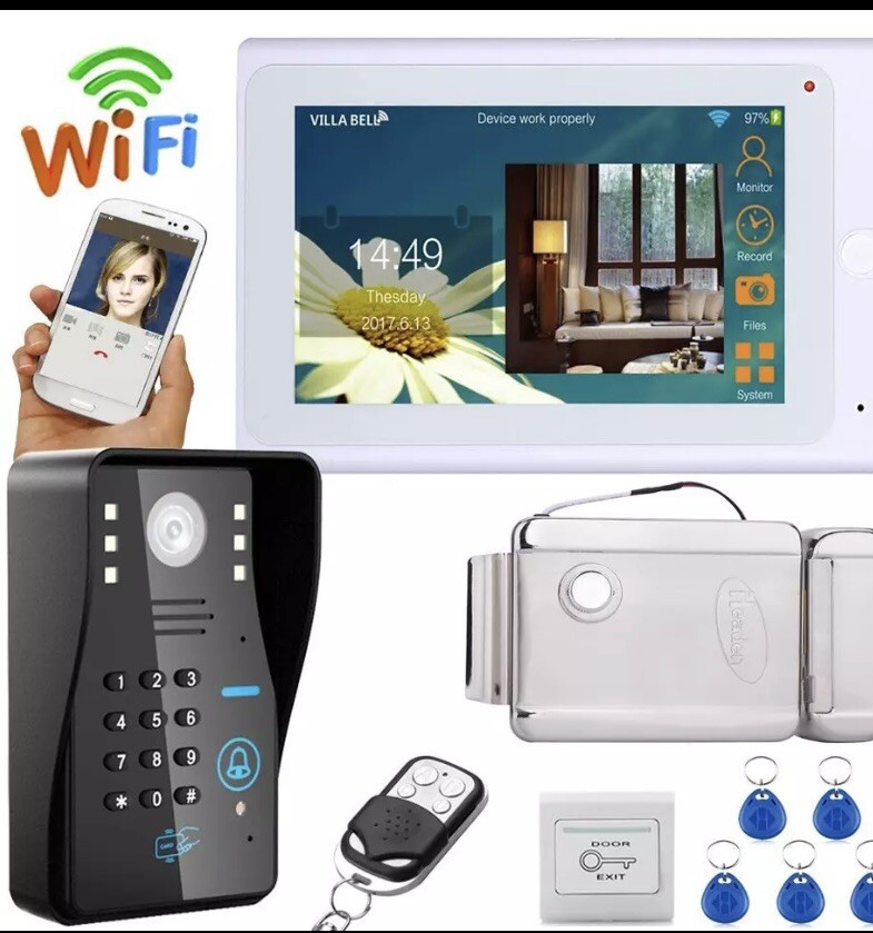 7” WiFi Visual Intercom Doorbell