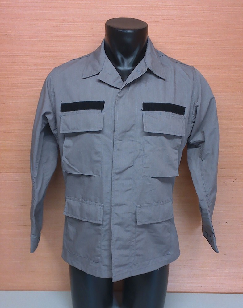 Tru-Spec Mil-Spec Gray Tactical BDU Combat Jacket Coat Size Small Regular
