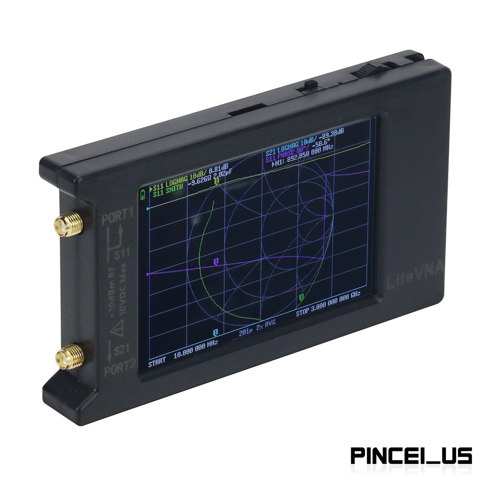 LiteVNA-64 50KHz-6.3GHz Vector Network Analyzer Antenna Analyzer 4" Display Pe6