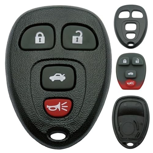Replacement Key Fob Shell Case Fits for Buick Lucerne/Chevy Impala 4 button-a