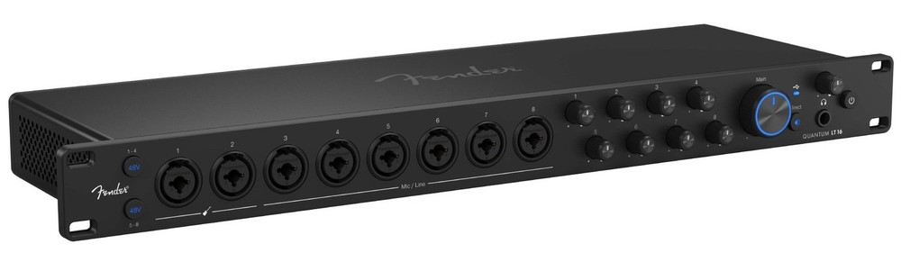 Fender Quantum LT 16 USB-C Studio Recording Audio Interface 16x8+Headphones
