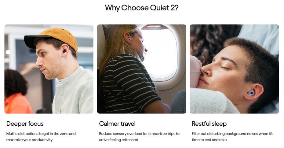 Loop Quiet 2 Earplugs White 14DB *Open Box*