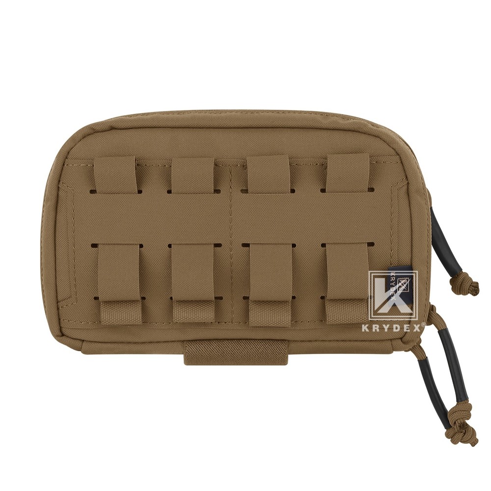 KRYDEX Tactical Modular Utility GP Pouch MOLLE Back Front Pocket Panel Small CB