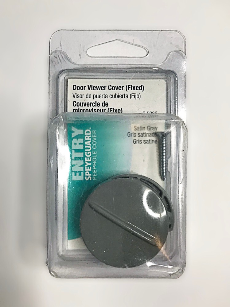 Defender Security Outside Diameter  Speyeguard Peephole Cover- Grey