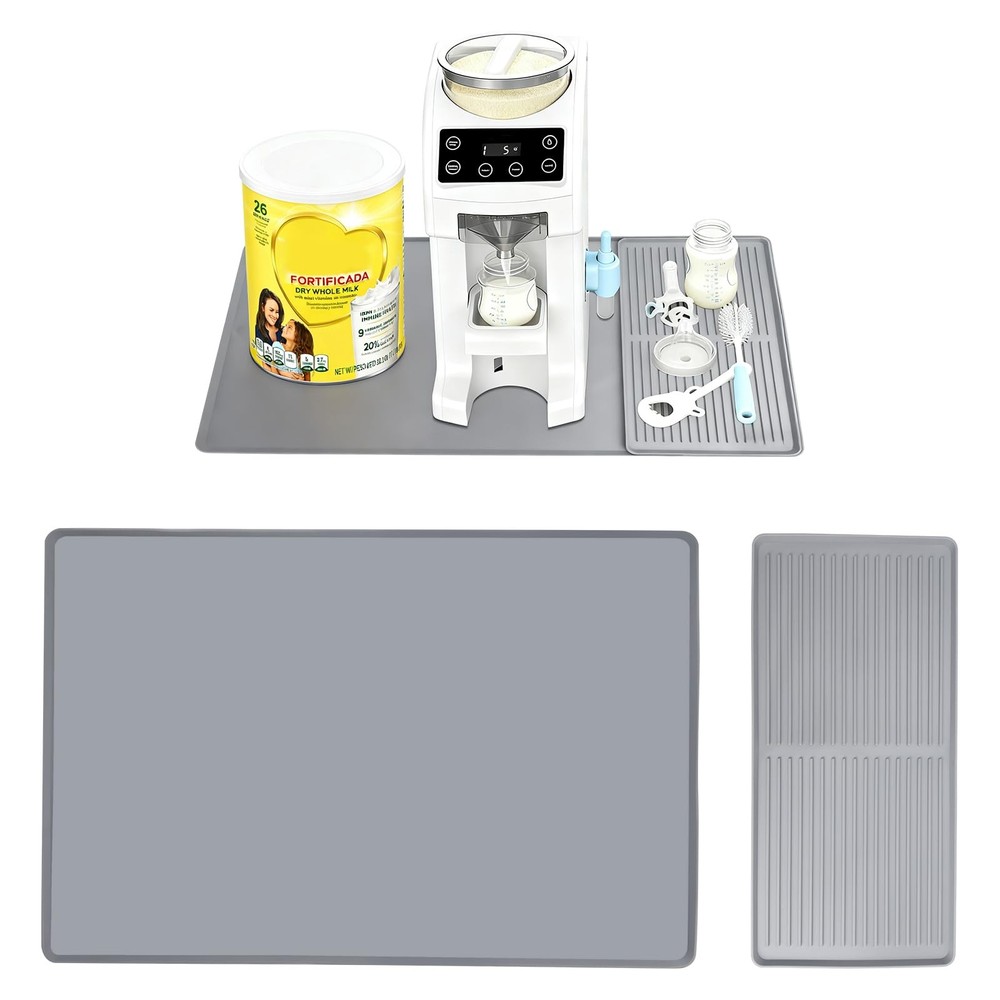 Bottle Maker Formula Machine Mat,With Draining Mat,Compatible with Baby Brezz...