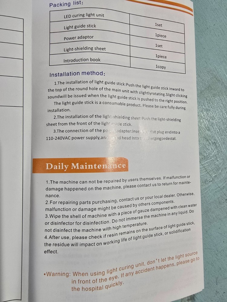 LY - A180 LED Curing Light