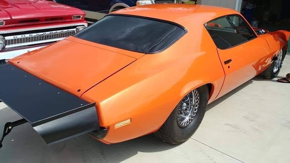 PRO RACING WING Chevy Camaro 70/73 Black Anodized Aluminum