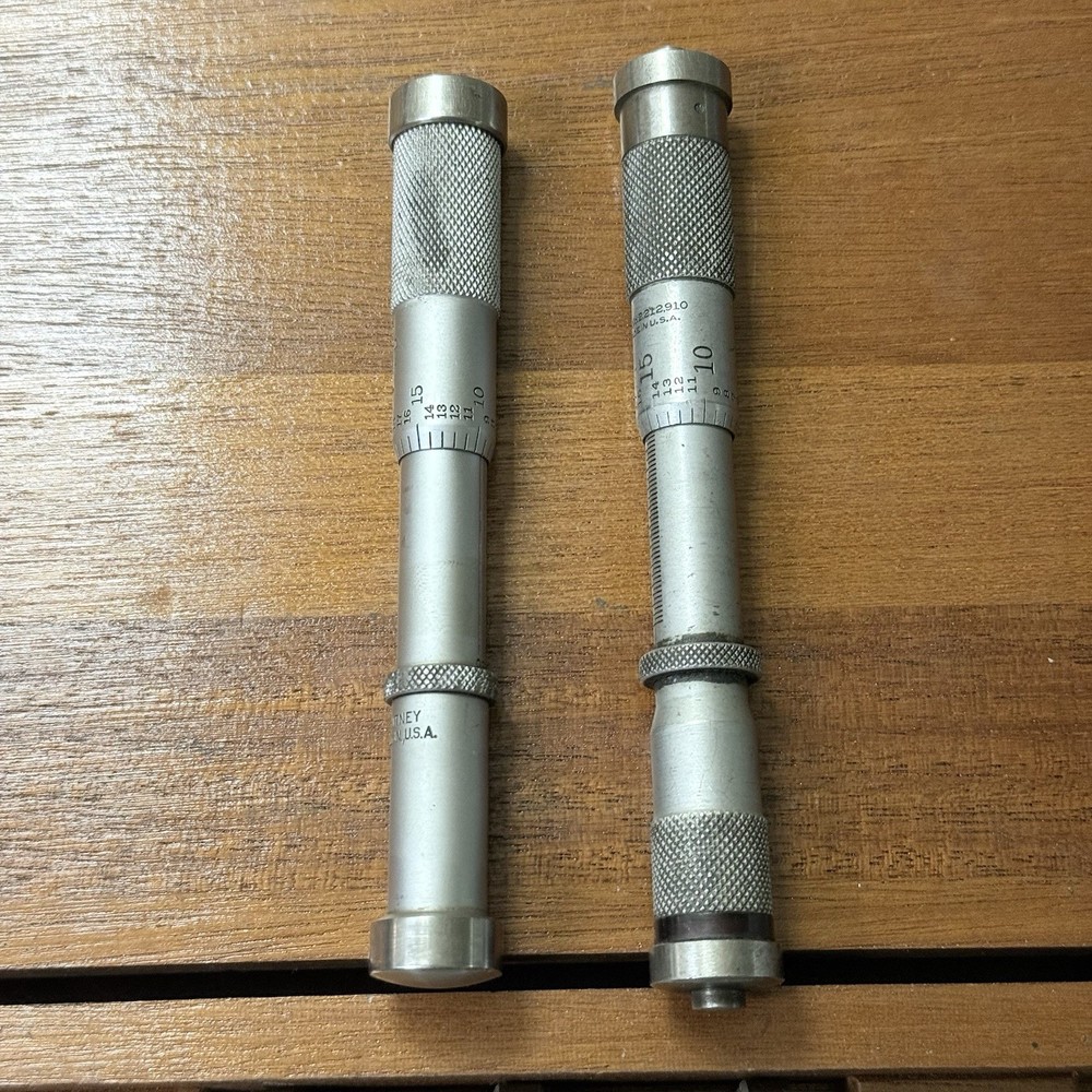 Lufkin End Measuring Rods Set Jig Bore Internal Micrometers