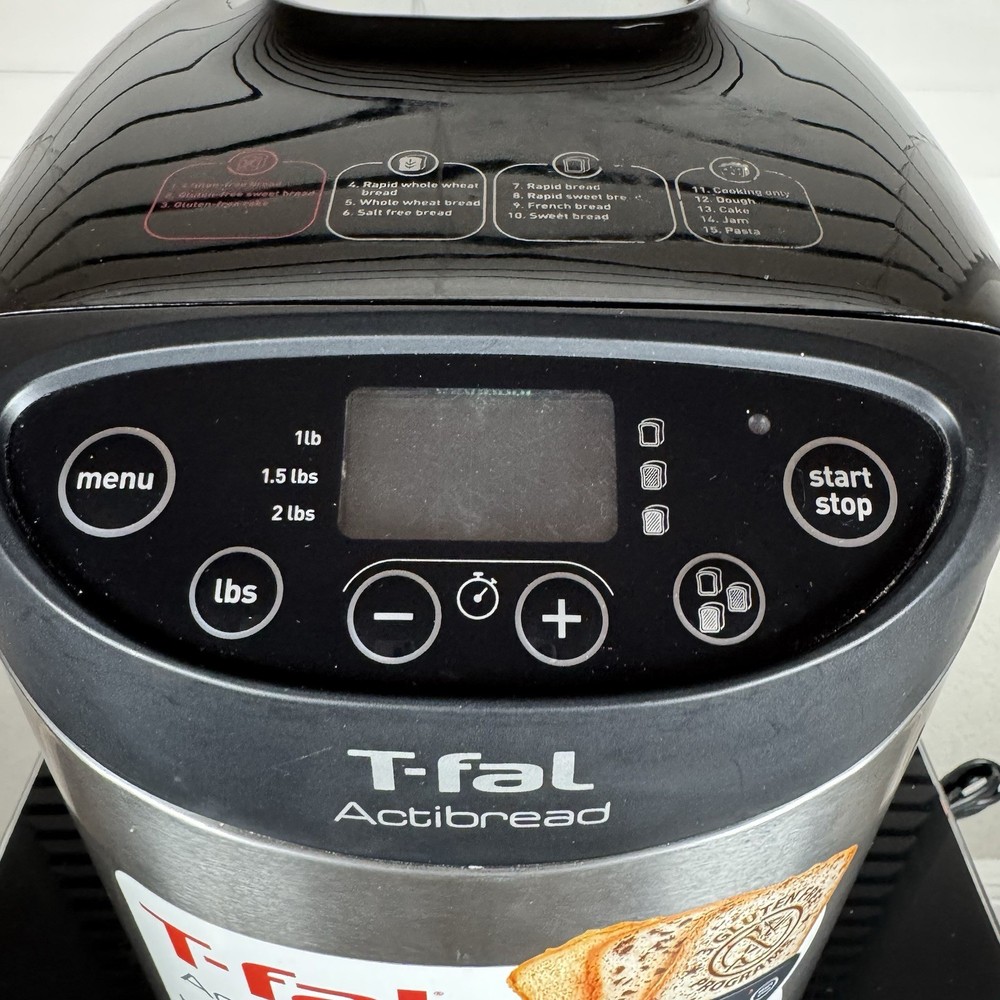 T-Fal ActiBread Programmable Bread Machine. 3 Gluten free settings.