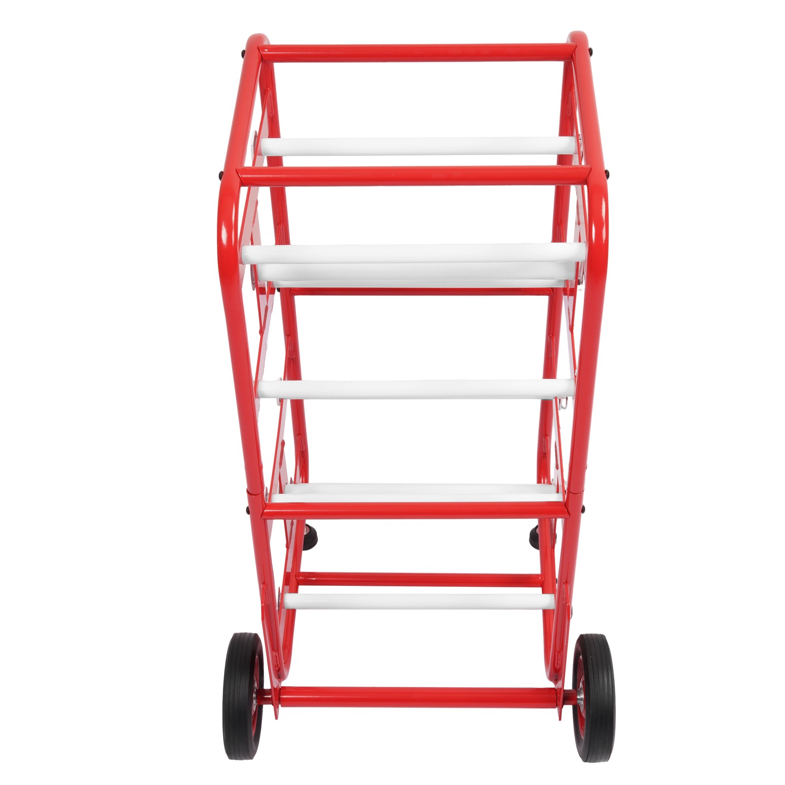 Cable Holder Spool Cart with 10 Rods Multiple Axle Wire Spool Rack Dispenser Red