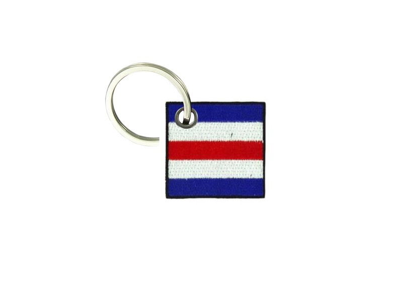 CHARLIE International Nautical Flag Patch Patch Embroidered Keychain