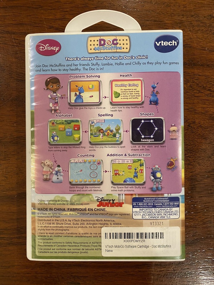 Vtech Mobigo Disney Doc McStuffins Game For Touch Learning System 4-6 Yrs