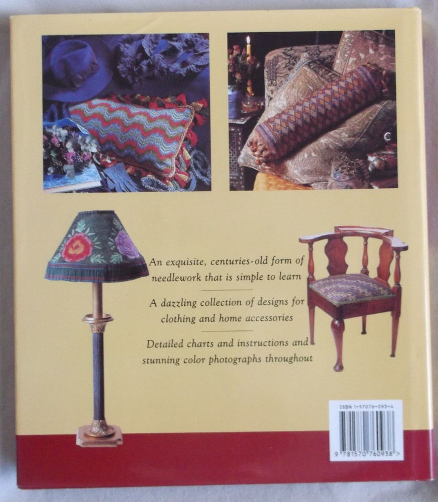 BEAUTIFUL BARGELLO needlepoint pattern book designs 26 projects embroidery 1997