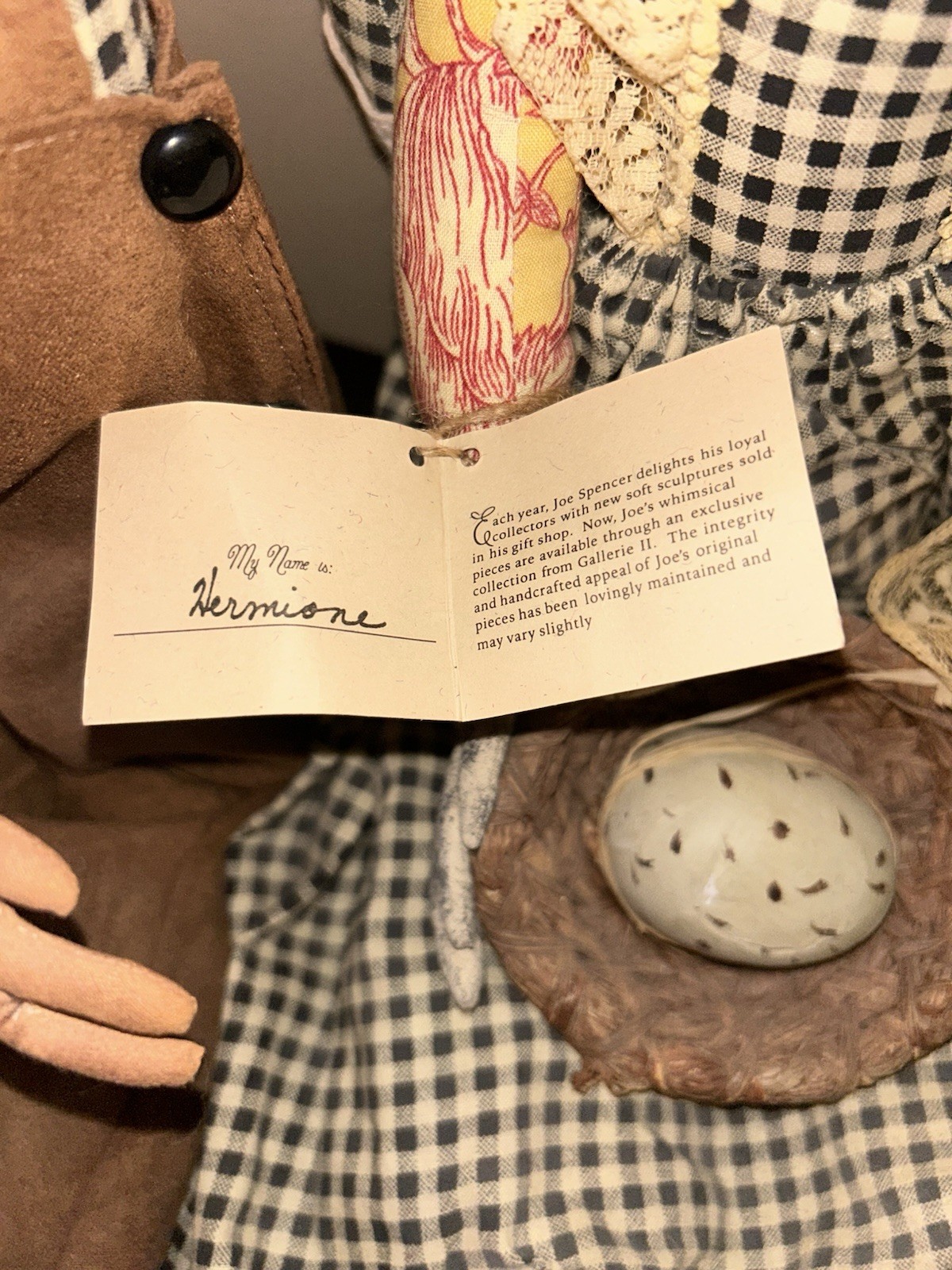 Gathered Traditions Reginald Rooster And Hermoine Hen By Joe Spencer