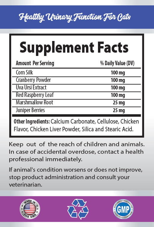urinary support for cats - CAT URINARY TRACT SUPPORT 2B- cat cranberry urinary