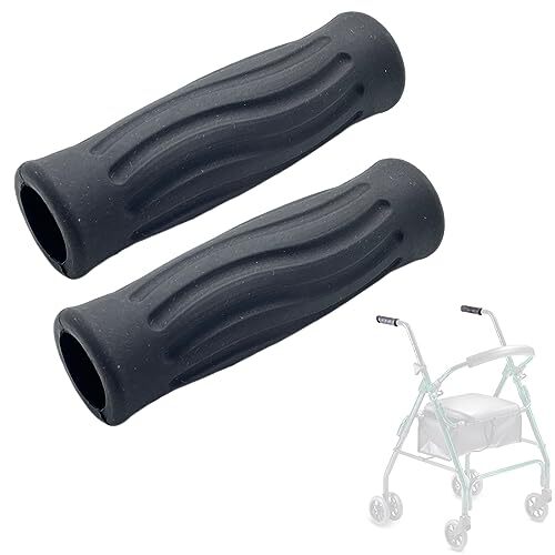 Rollator Walker Crutch Hand Grips Replacement for Elderly & Disabled Patient ...