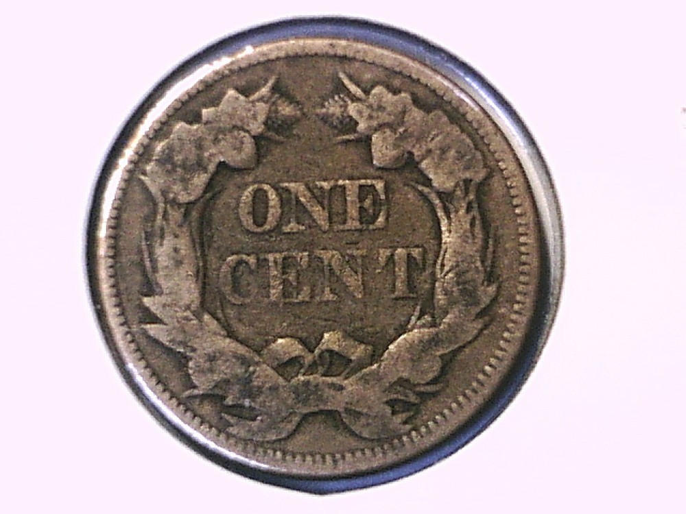 1857 Flying Eagle Cent Genuine Raw Ungraded 00793