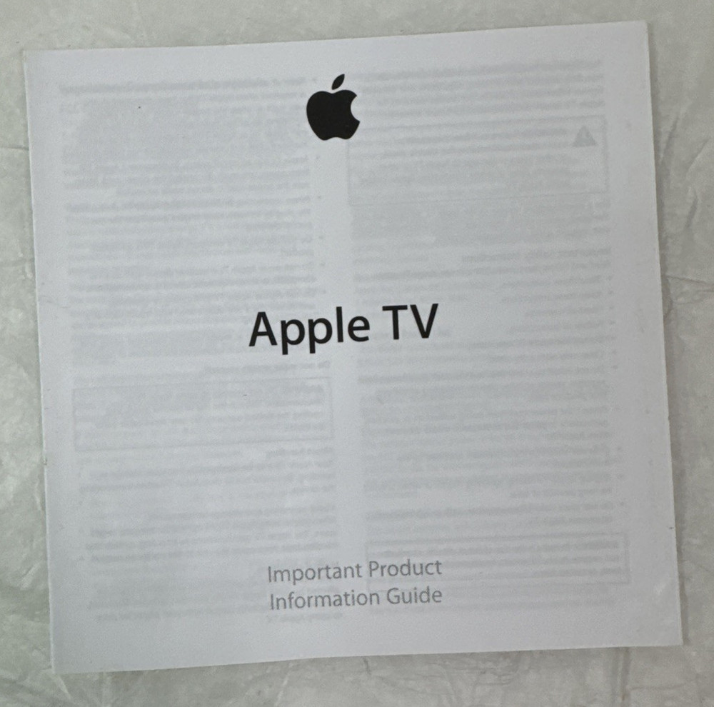 Apple TV Model A1469 3rd Generation W/ Apple Remote Tested Bundle media streamer