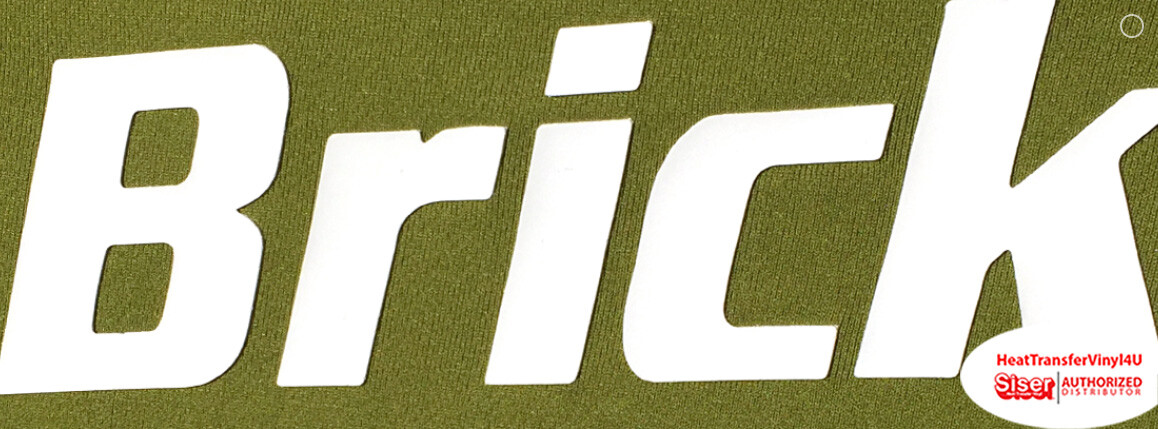 Siser Brick 600 20" Roll (HTV): The Ultimate Choice for a 3D Look